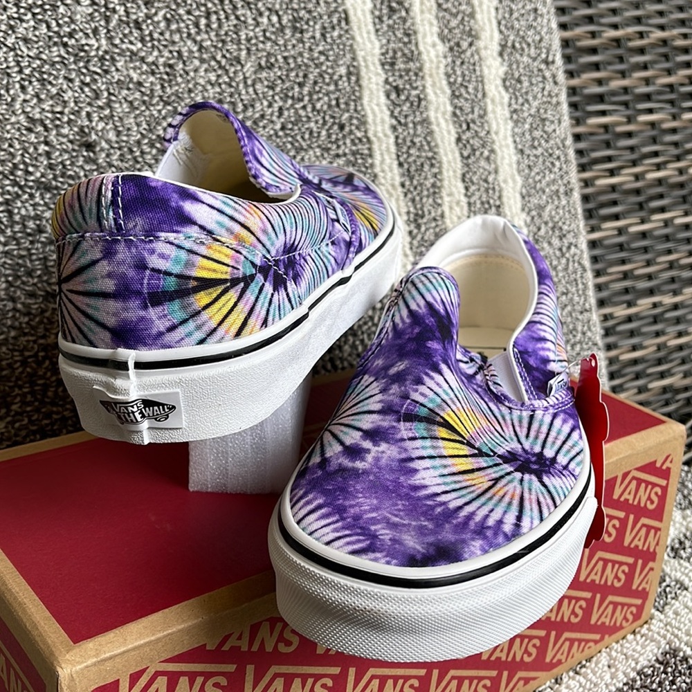 Vans Classic Slip-On New Age Purple Tie Dye MENS - Picture 10 of 16